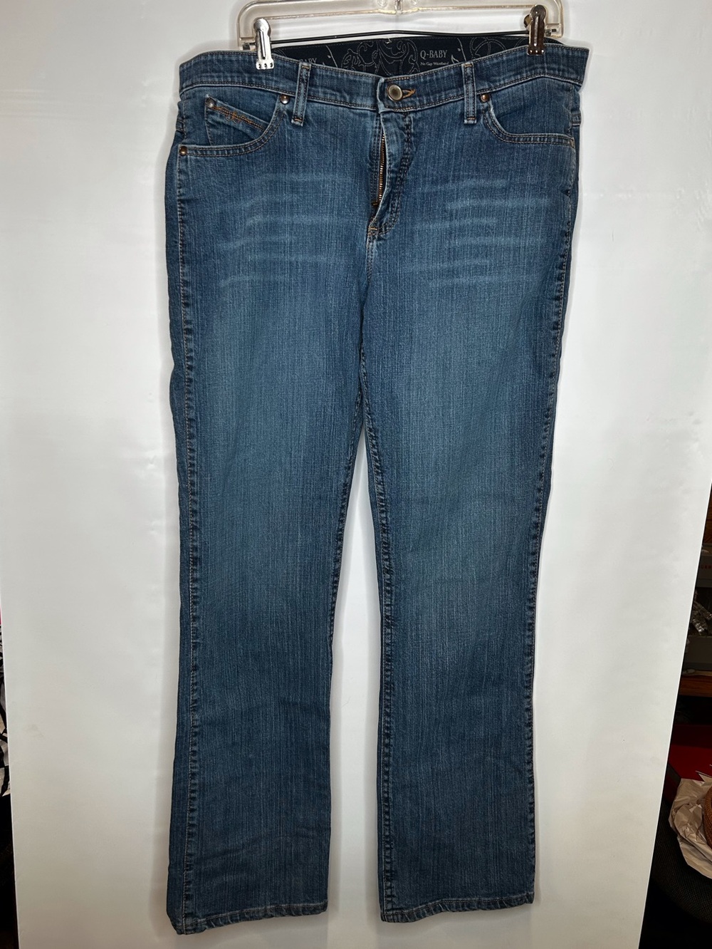 Q-Baby Wrangler Women's Blue Boot Cut Jeans
